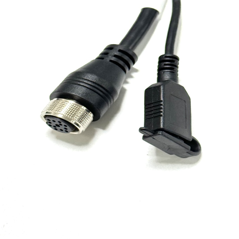 M16 12Pin Multi Branch Custom Wiring Harness with Micro USB M16 12Pin Multi Branch Custom Wiring Harness with Micro USB