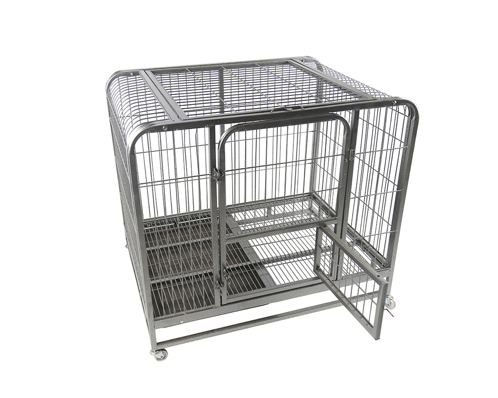 Jaula de perro mascota de tubo cuadrado duradero Durable Square Tube Pet Dog Cage