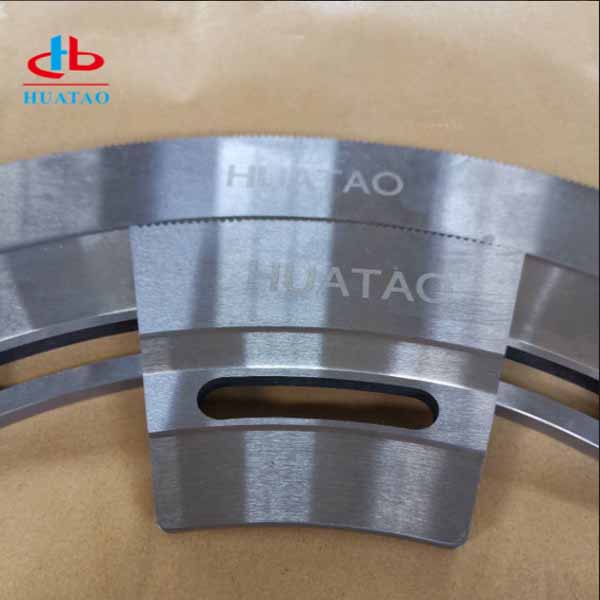 Couteaux Slotter Supérieur Et Inférieur En Forme D'arc Huatao Arc Shaped Upper And Lower Slotter Knives Huatao