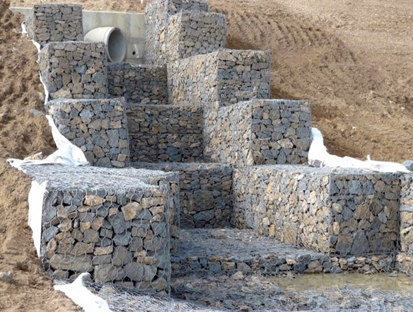 Gabionen Box für den Einsatz gabion box for use