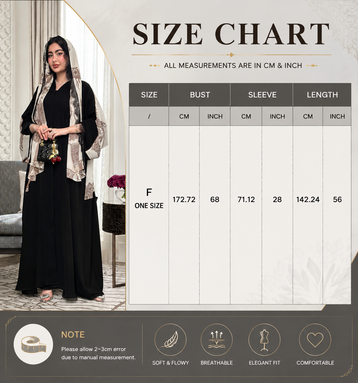 Ice Silk Lace Open Abaya Ice Silk Lace Open Abaya
