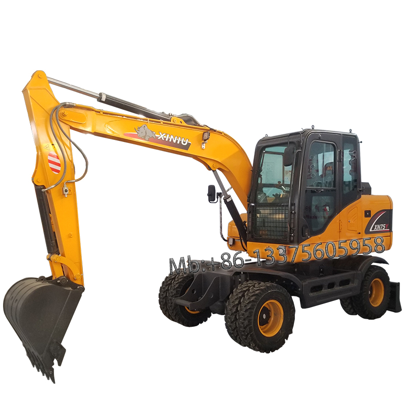 Wheel excavator with Yuchai engine