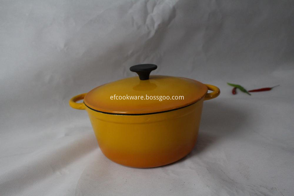 Round Enamel Casseroles Round Enamel Casseroles