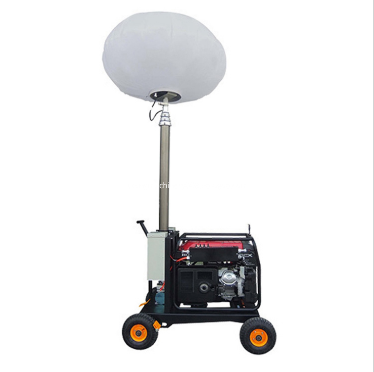 Hand push light tower Hand push light tower