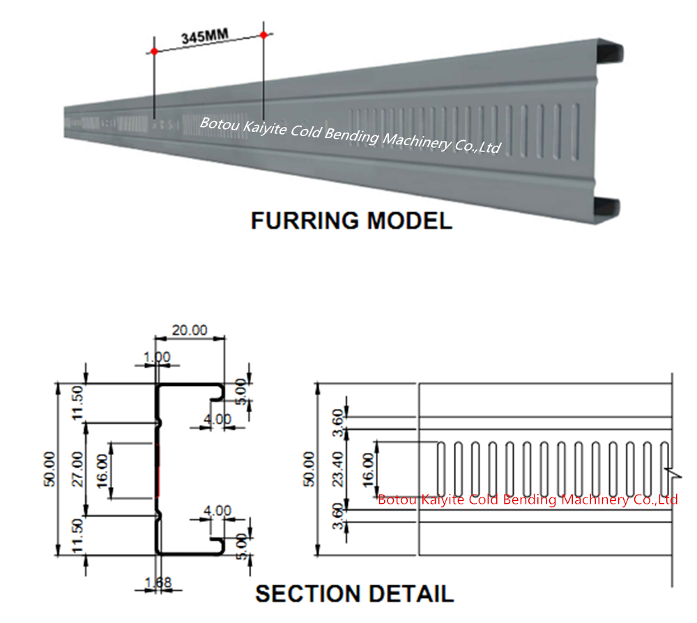 دريوال المجلفن الخفيفة عارضة Drywall Galvanized Light keel