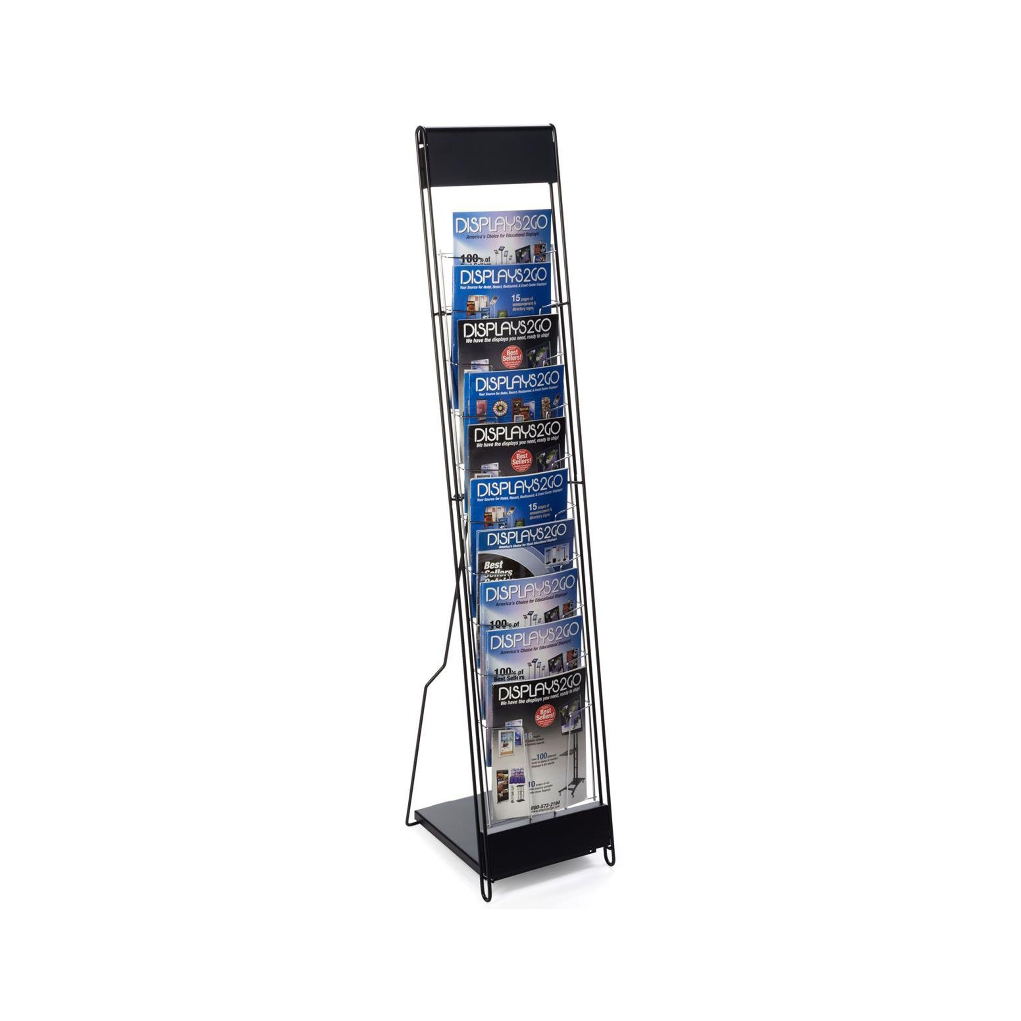 Floor Standing Portable Magazine Display Rack Floor Standing Portable Magazine Display Rack