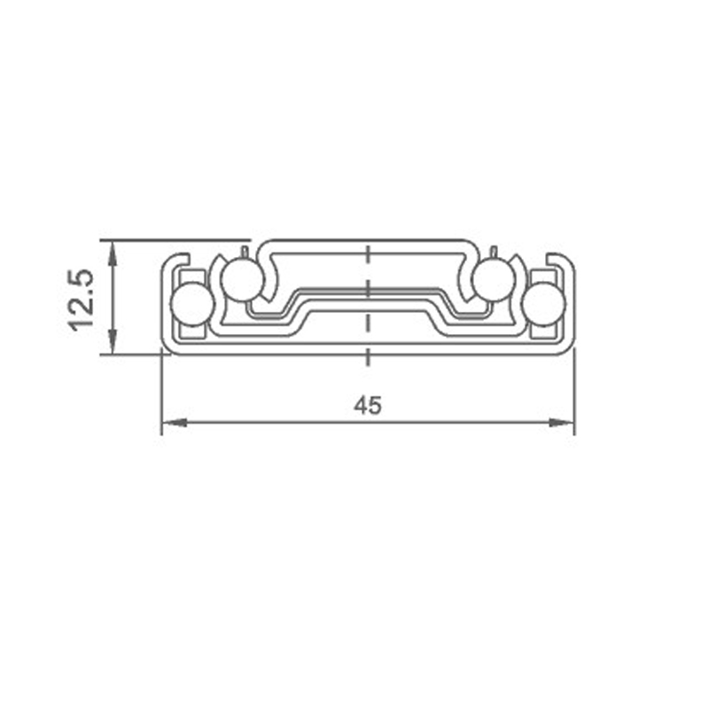 Silent Three Section Guide Rail for Automation OEM Silent Three Section Guide Rail for Automation OEM