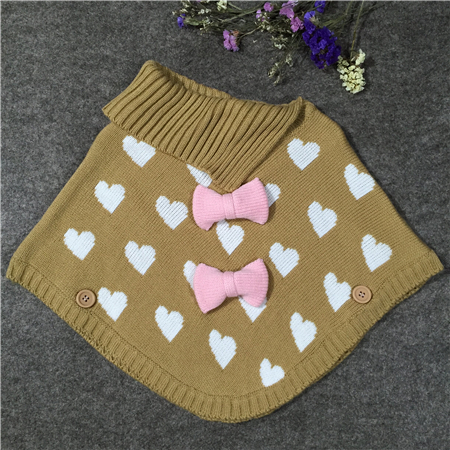 kids sweater poncho-2