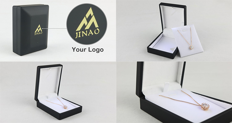 Custom logo LED light pendant jewelry box Custom logo LED light pendant jewelry box