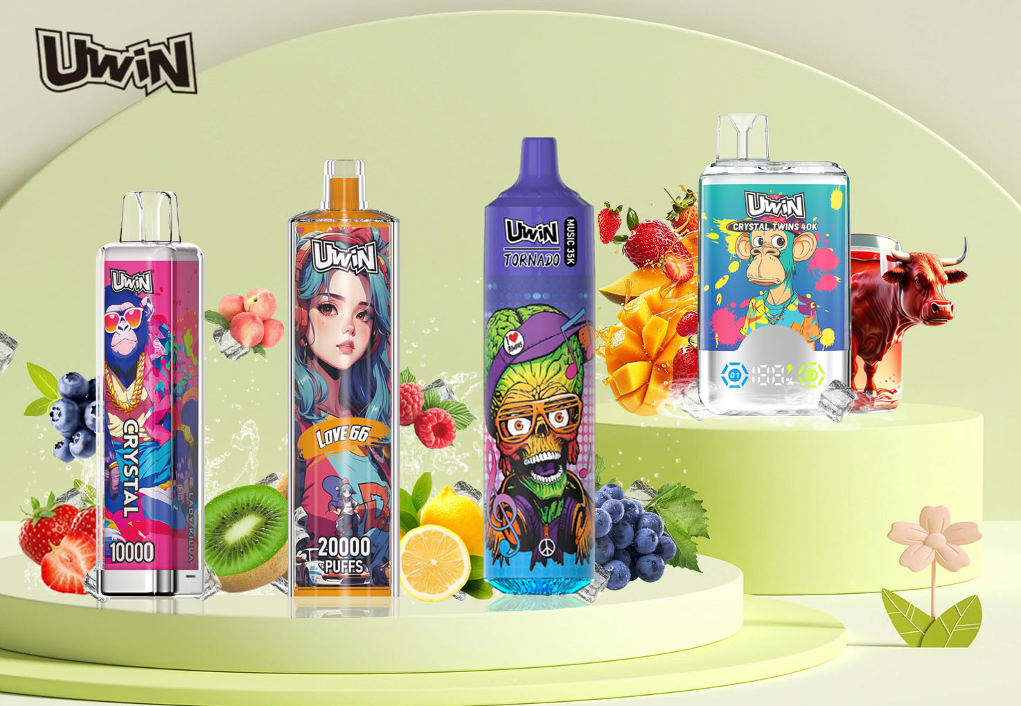 Uwin crystal twins 40000 Uwin crystal twins 40000