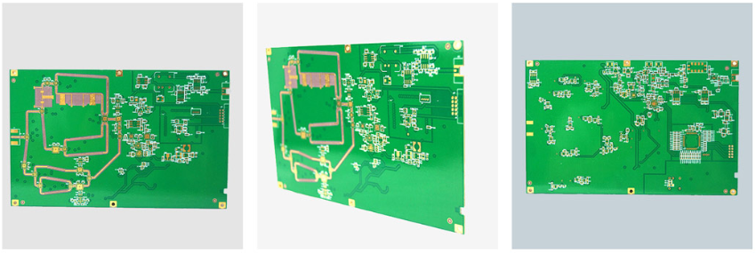 6-laags onderdompelings gouden F4B hoogfrequente RF-printplaat 6-layer Immersion Gold F4B High Frequency RF Circuit Board
