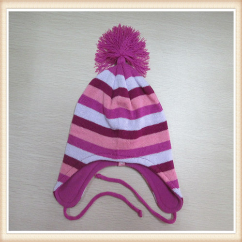 Knit tassel earflape hat Knit tassel earflape hat