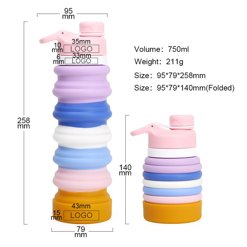 silicone water bottle MFZ-J004 silicone water bottle MFZ-J004