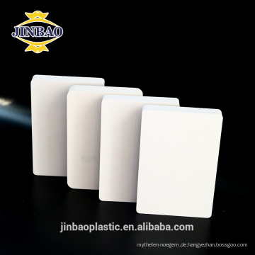 China Jinbao 1 40mm 4x8ft 4x6ft Weiss Pvc Schaum Forex Kunststoff Blatter Brief Hersteller