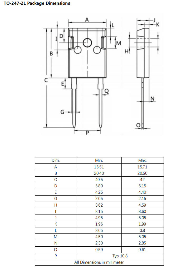 TO-247-2L Package TO-247-2L Package
