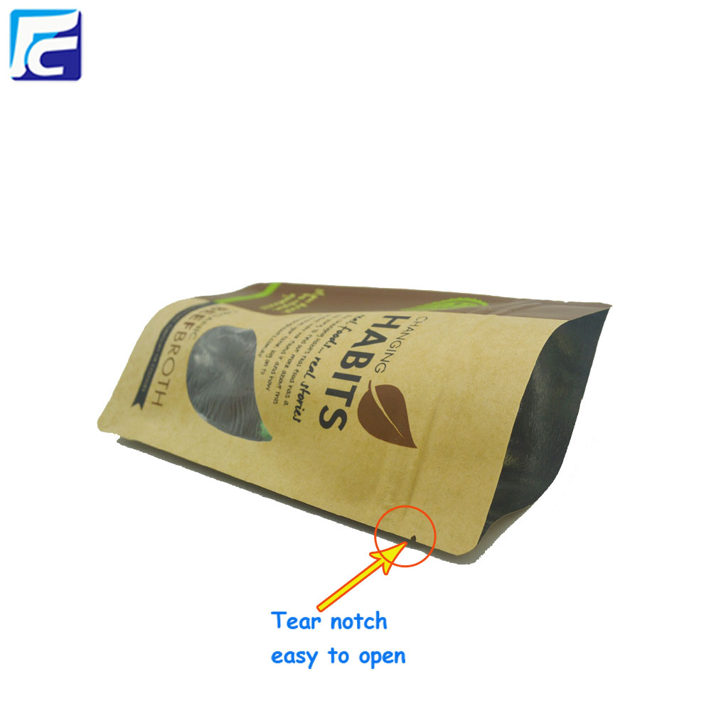 Buste in carta kraft foderate in lamina Foil Lined Kraft Paper Pouches