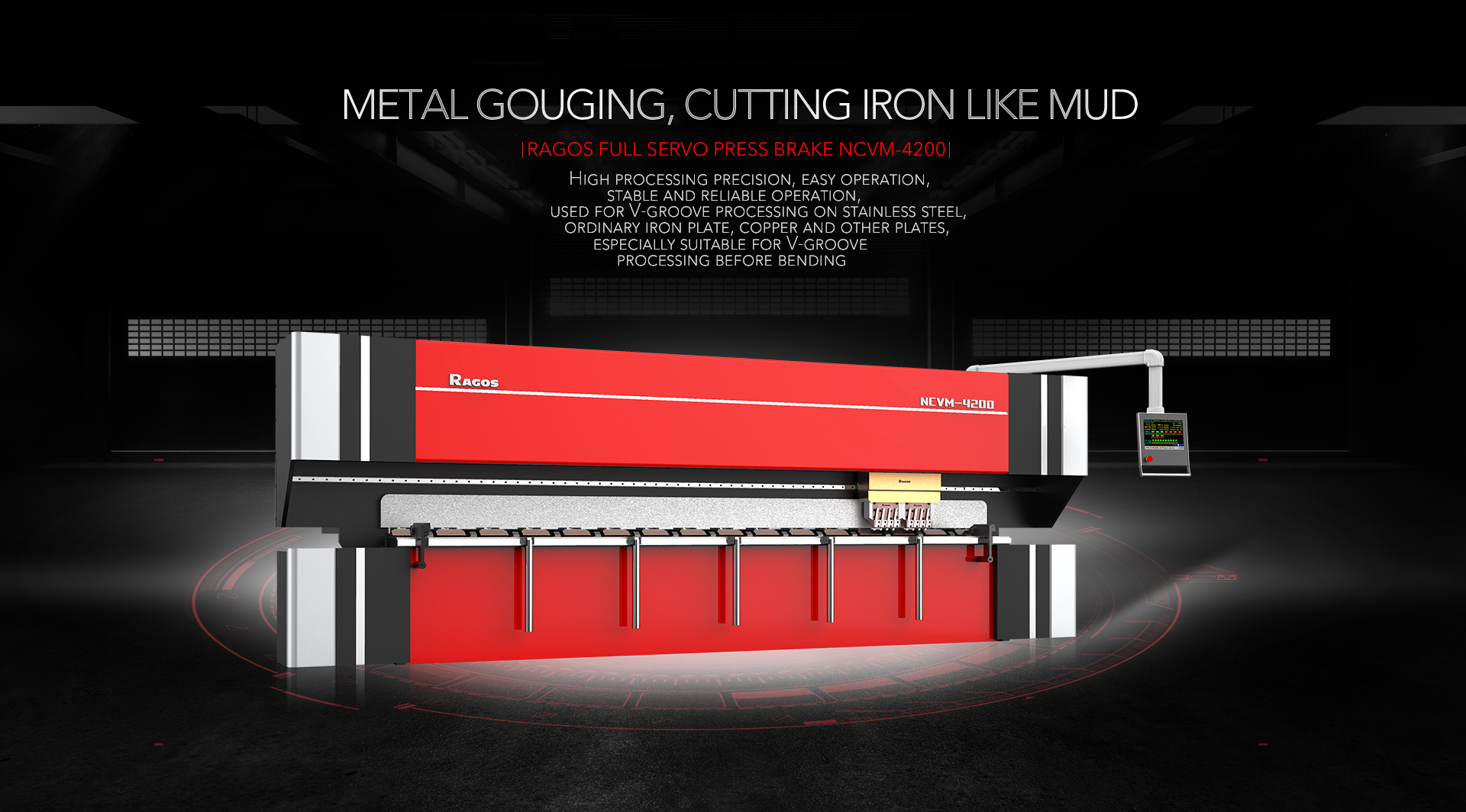 NCVM-4200qd_01 RAGOS hydraulic metal press press forming products NCVM-4200qd_01 RAGOS hydraulic metal press press forming products