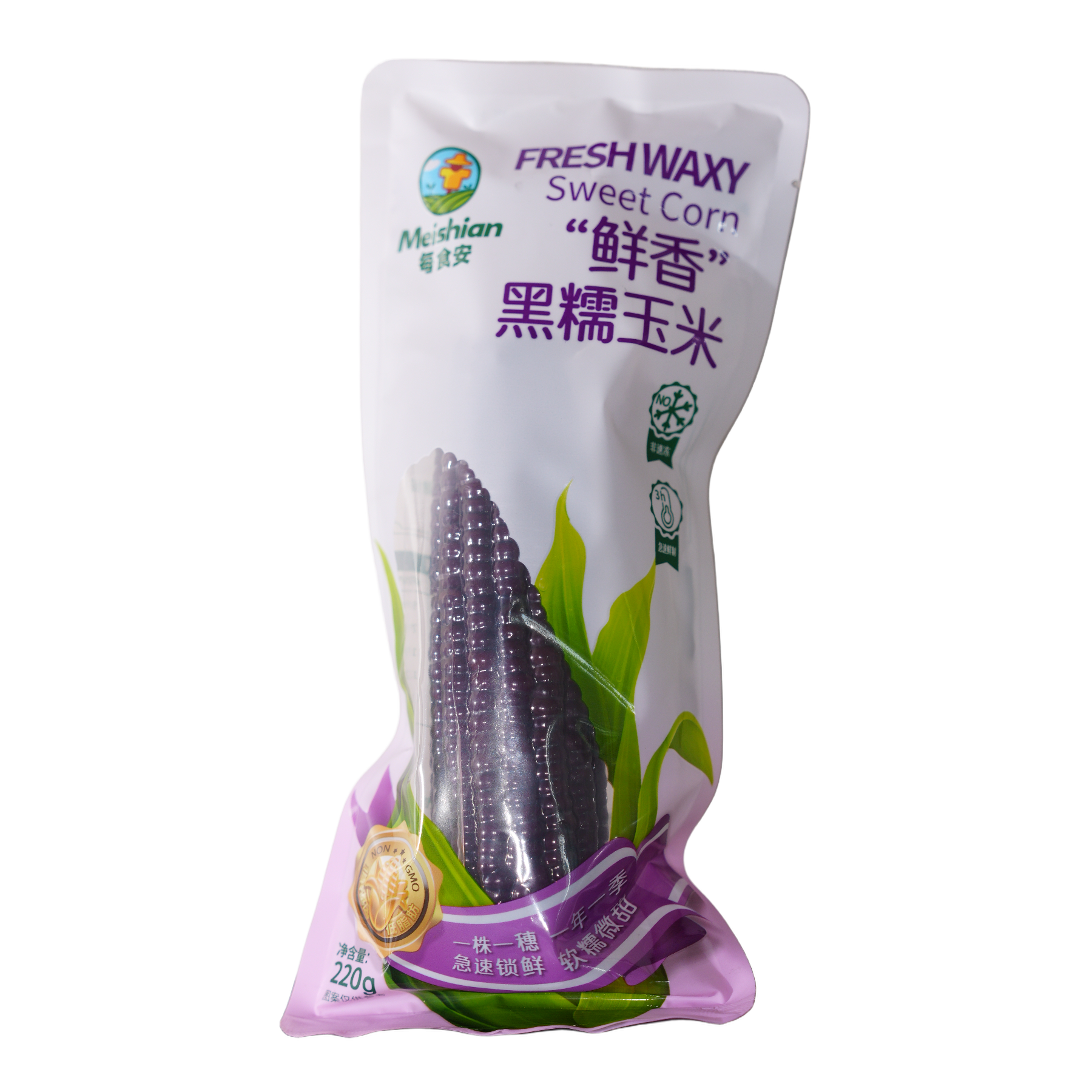 Fresh Black Waxy Corn 220g 3 Fresh Black Waxy Corn 220g 3