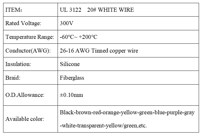 UL WIRE 3122 20# UL WIRE 3122 20#