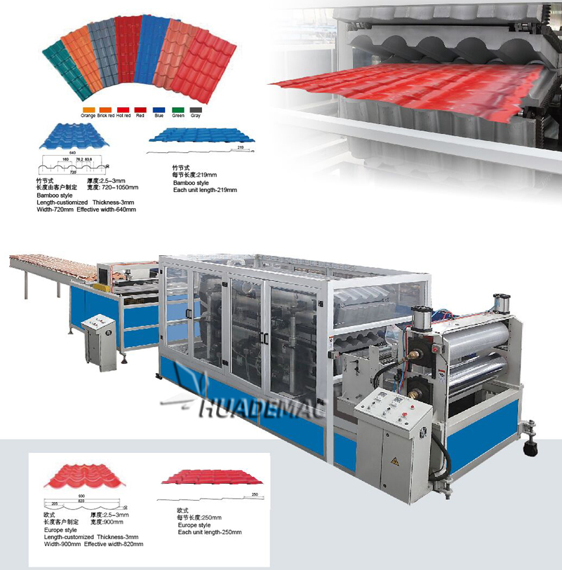 Máquina Formadora de Azulejos Esmaltados 8 Glazed Tile Forming Machine 8