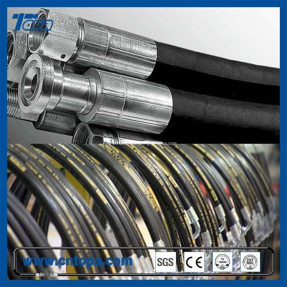 High Pressure Manuli steel wire braided hydraulic hose