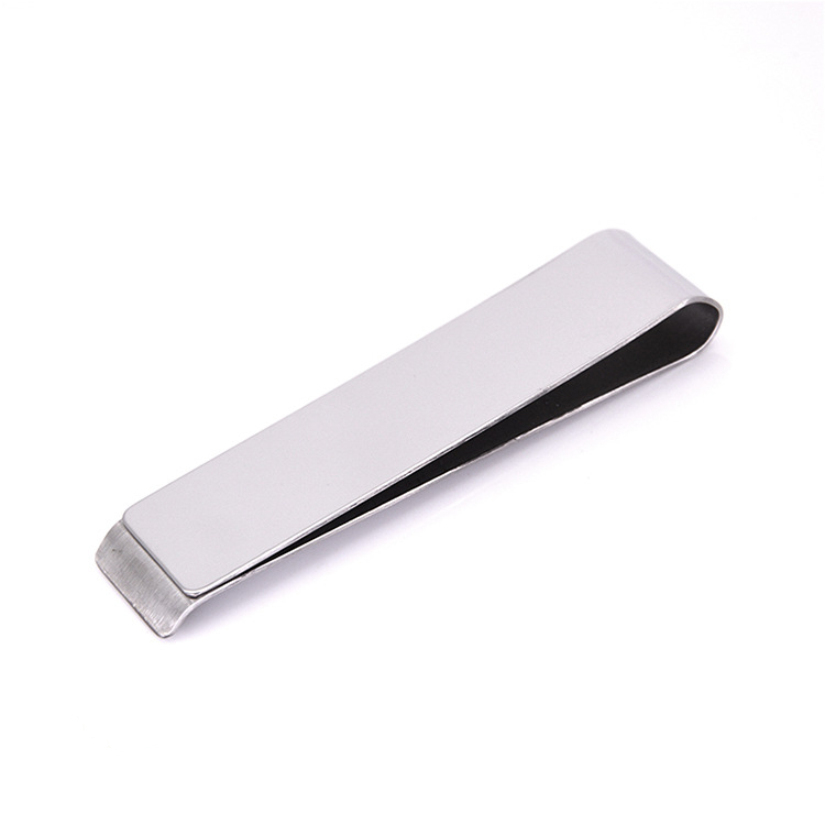 Grawerowane ze stali nierdzewnej metalowy portfel Money Clip Engravable Stainless Steel Metal Wallet Money Clip