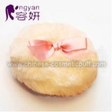 Puff de peluche con mariposa rosa 45x4mm