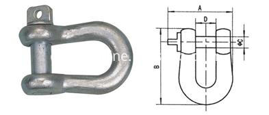 High Strength D Shackle High Strength D Shackle