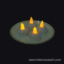China Manufacturer Of Flameless Led Candles Battery Operated Yellow White Light Flicker Led Floating Candle