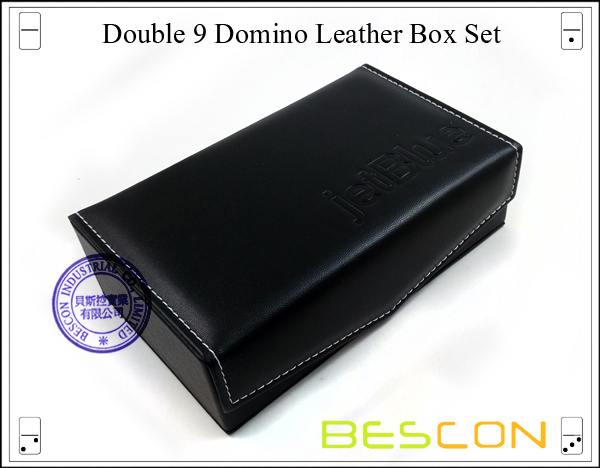 Double 9 Domino Leather Box Set-3 Double 9 Domino Leather Box Set-3