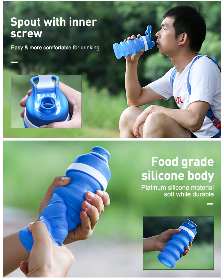 silicone water bottle MFZ-J004 silicone water bottle MFZ-J004