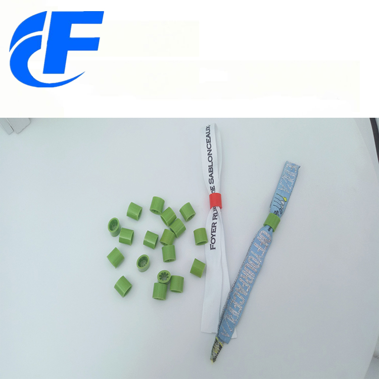 One way plastic snap closure wristband lock China Manufacturer