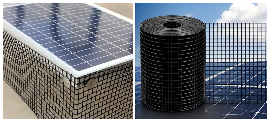 BLACK welded wire mesh roll BLACK welded wire mesh roll