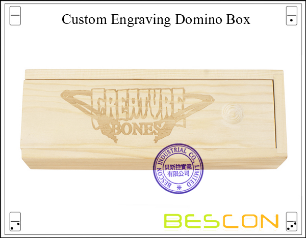 Custom Engraving Domino Box Custom Engraving Domino Box