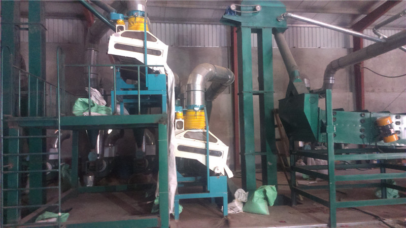 TQSF destoner di pabrik wijen di Bangladesh TQSF destoner in sesame plant in Bangladesh