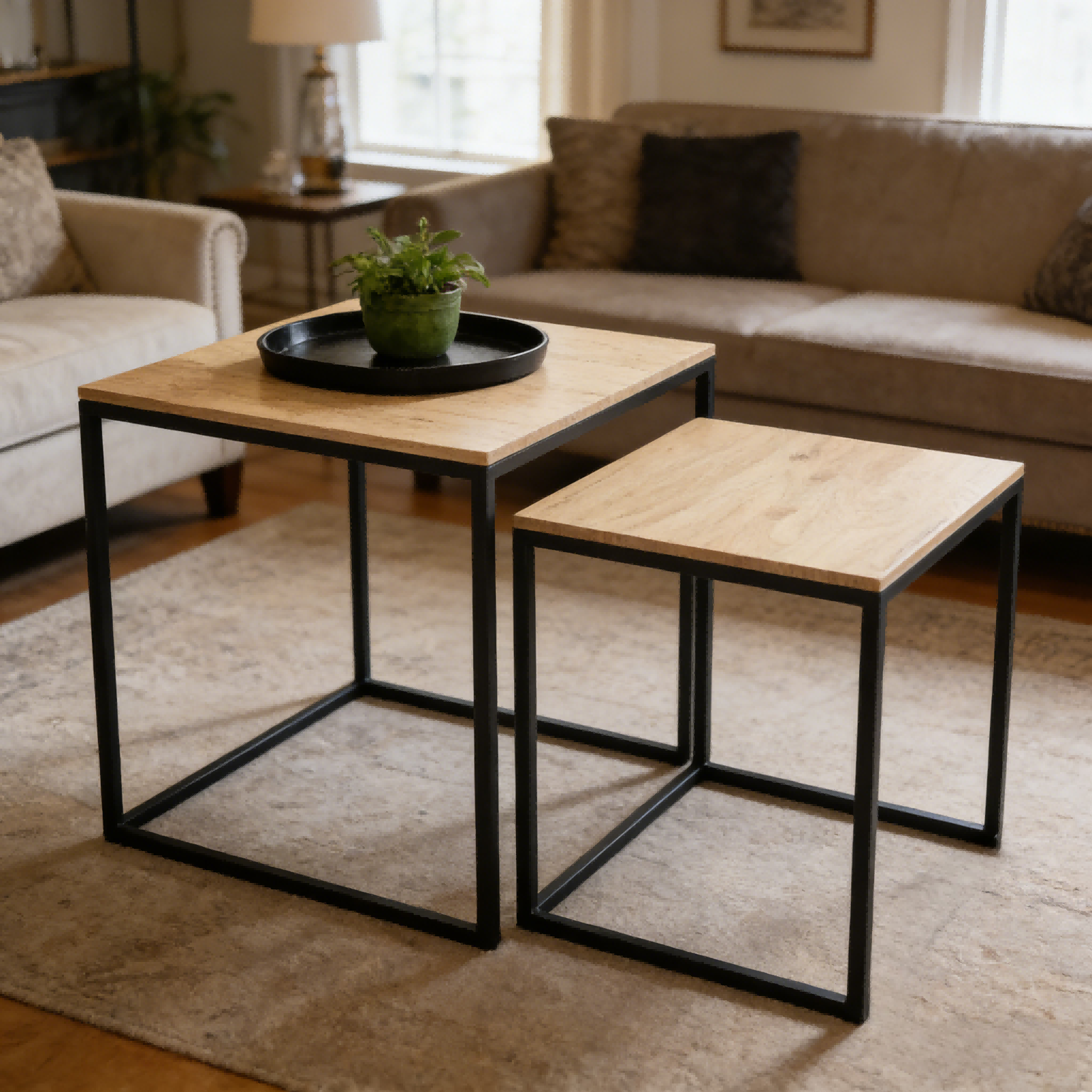 BR-24NC02 Modern Nesting Coffee Tables Set 5 BR-24NC02 Modern Nesting Coffee Tables Set 5