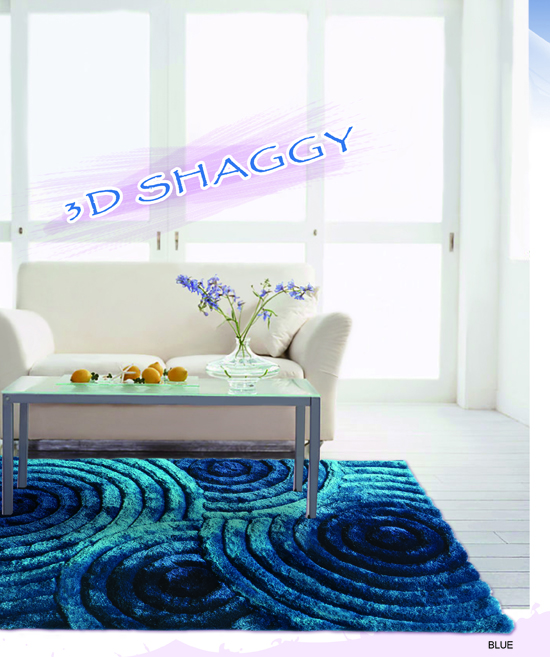 Polyester 3D Shaggy Carpet