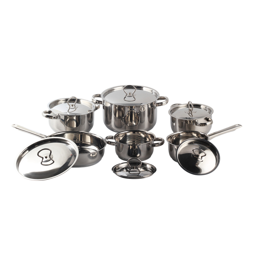 Cookware Set With Metal Lid
