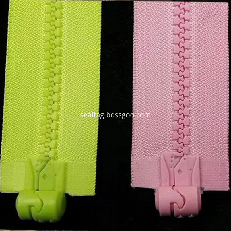 Reißverschluss-Zahngrößen Zipper Teeth Sizes