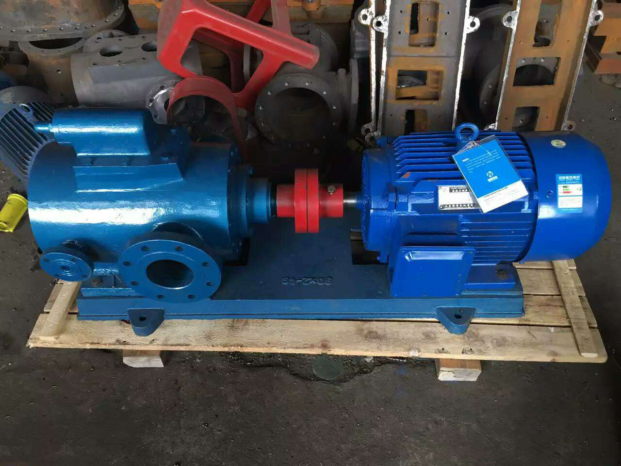 insulation jacket bitumen pump	