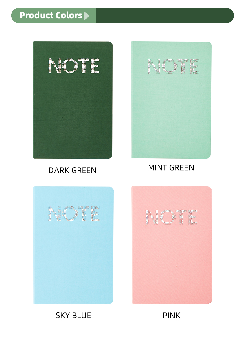 Hot fixed rhinestone notebook12 Hot fixed rhinestone notebook12