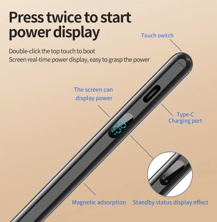 Connect the universal capacitive pen across screens smoothly Connect the universal capacitive pen across screens smoothly