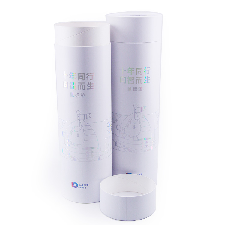 Customized paper tube laser printing gift box Customized paper tube laser printing gift box