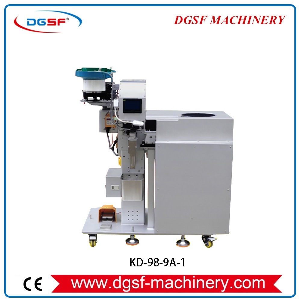 KD-98-9A-1 Automatic punching and small slot type buckle attaching machine (1) KD-98-9A-1 Automatic punching and small slot type buckle attaching machine (1)