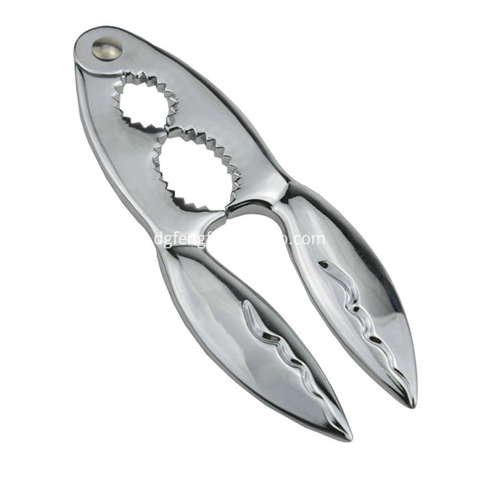 High quality zinc alloy seafood tongs crab pliers