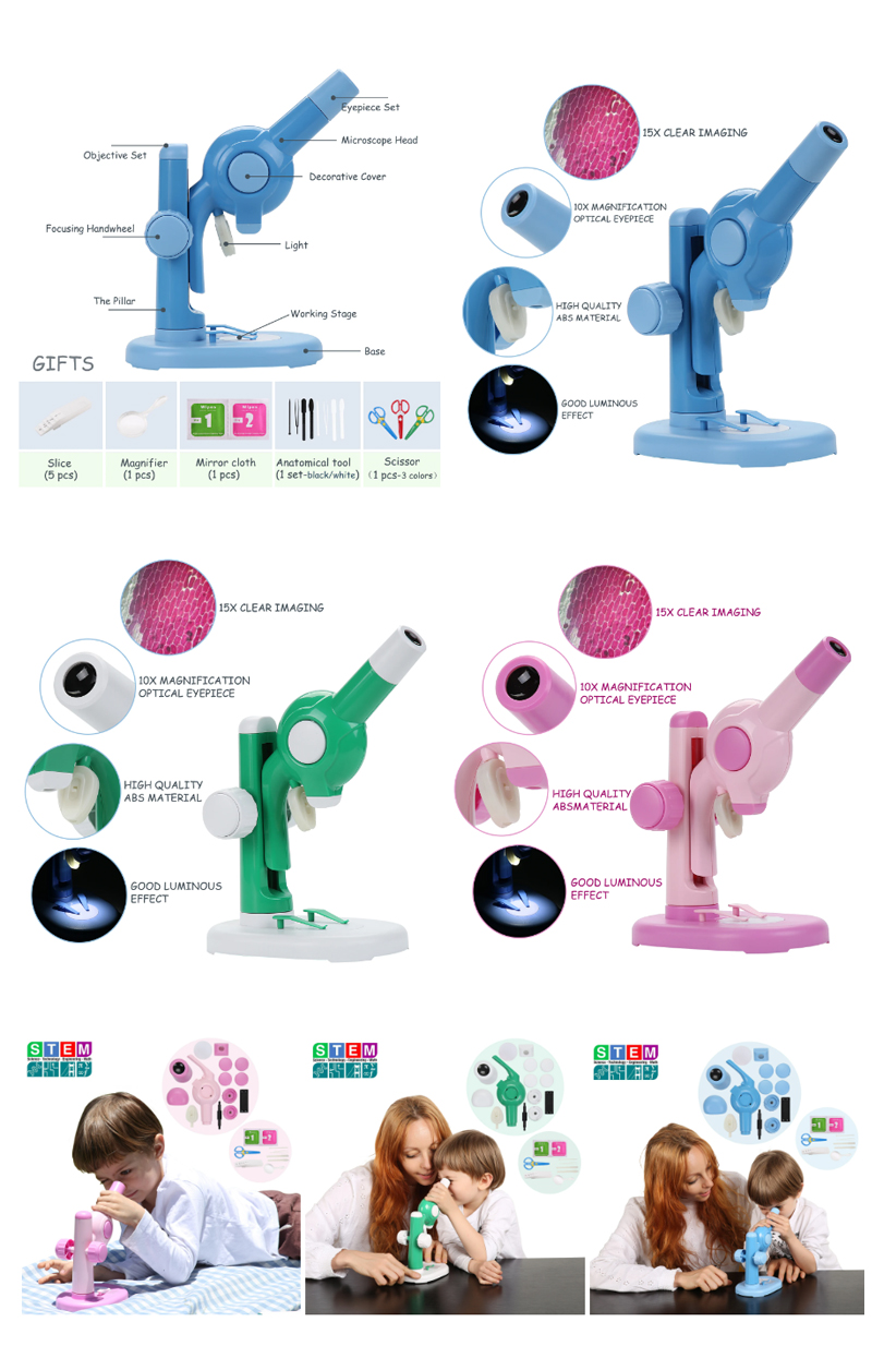 Direct Sales Scientific Simple Style Toy Microscope Direct Sales Scientific Simple Style Toy Microscope