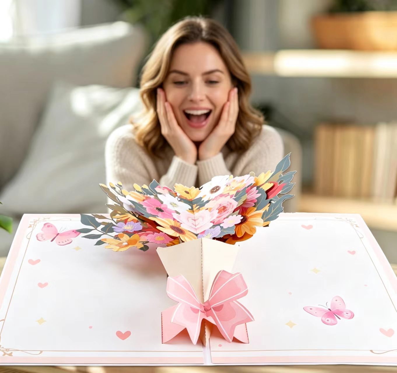3D pop up mother's day flower cards 3D pop up mother's day flower cards
