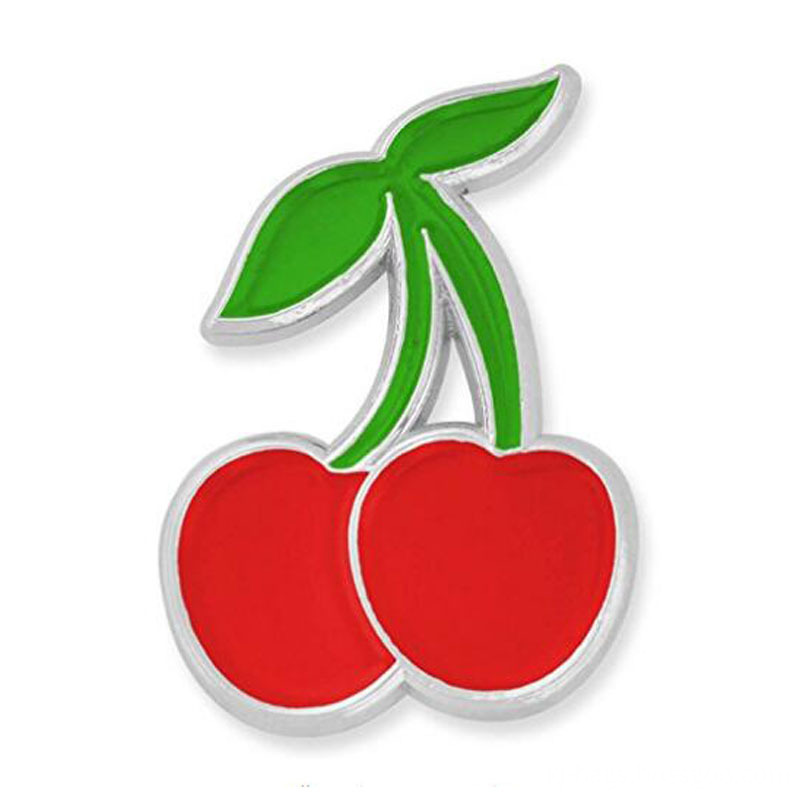 Cherry Fruit Trendy Food Enamel Lapel Pin