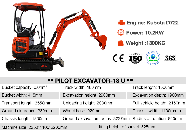 1.8ton mini excavator 1.8ton mini excavator