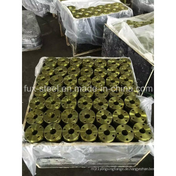 China Ansi Plattenflansch Plff Flansch Mit Gelber Malerei Hersteller